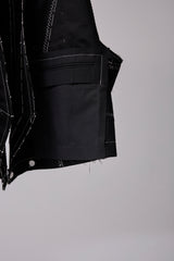 SUPER WATER REPELLENT CHINO CLOTH HAND STITCHED BASTING VEST