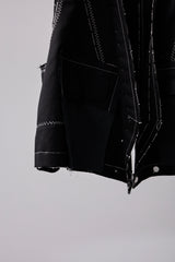 SUPER WATER REPELLENT CHINO CLOTH HAND STITCHED BASTING VEST