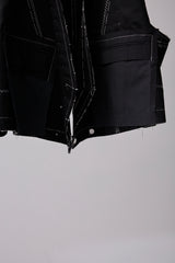 SUPER WATER REPELLENT CHINO CLOTH HAND STITCHED BASTING VEST