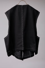 SUPER WATER REPELLENT CHINO CLOTH HAND STITCHED BASTING VEST