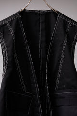 SUPER WATER REPELLENT CHINO CLOTH HAND STITCHED BASTING VEST