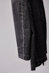 ITALIAN-MADE LUXURY FABRIC HAND-STITCHED BASTING JACKET