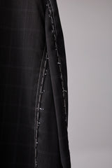 ITALIAN-MADE LUXURY FABRIC HAND-STITCHED BASTING JACKET