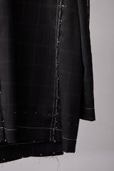 ITALIAN-MADE LUXURY FABRIC HAND-STITCHED BASTING JACKET