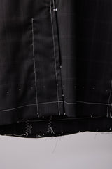 ITALIAN-MADE LUXURY FABRIC HAND-STITCHED BASTING JACKET