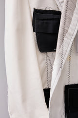 SUPER WATER REPELLENT CHINO CLOTH HAND STITCHED BASTING JACKET