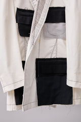 SUPER WATER REPELLENT CHINO CLOTH HAND STITCHED BASTING JACKET