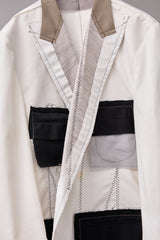 SUPER WATER REPELLENT CHINO CLOTH HAND STITCHED BASTING JACKET