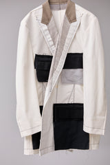 SUPER WATER REPELLENT CHINO CLOTH HAND STITCHED BASTING JACKET