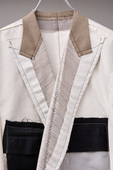 SUPER WATER REPELLENT CHINO CLOTH HAND STITCHED BASTING JACKET