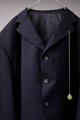 ITALIAN-MADE LUXURY FABRIC CROPPED JACKET