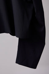 ITALIAN-MADE LUXURY FABRIC CROPPED JACKET