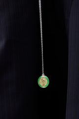 ITALIAN-MADE LUXURY FABRIC CROPPED JACKET