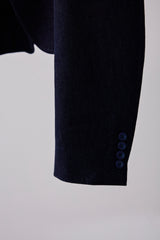 REFLECTIVE DENIM CROPPED JACKET