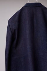 REFLECTIVE DENIM CROPPED JACKET