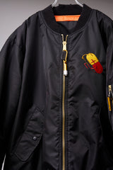 GLITCH EMBROIDERY DAMAGE MA1/DRUKQS