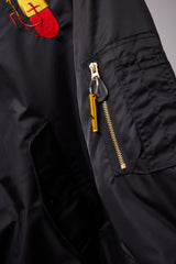 GLITCH EMBROIDERY DAMAGE MA1/DRUKQS