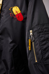 GLITCH EMBROIDERY DAMAGE MA1/DRUKQS