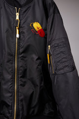 GLITCH EMBROIDERY DAMAGE MA1/DRUKQS