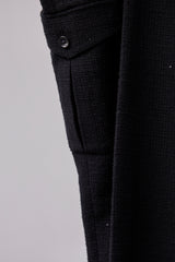 SEQUINED TWEED THE LARGEST CARGO TROUSERS