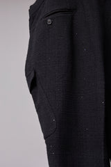 SEQUINED TWEED THE LARGEST CARGO TROUSERS