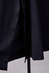 ITALIAN-MADE LUXURY FABRIC HARDCORE LONG SKIRT