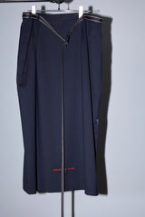 ITALIAN-MADE LUXURY FABRIC HARDCORE LONG SKIRT