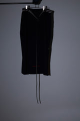 ITALIAN-MADE LUXURY FABRIC HARDCORE LONG SKIRT