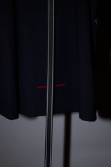 ITALIAN-MADE LUXURY FABRIC HARDCORE LONG SKIRT