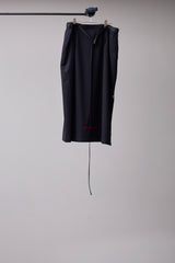 ITALIAN-MADE LUXURY FABRIC HARDCORE LONG SKIRT