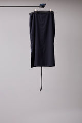 ITALIAN-MADE LUXURY FABRIC HARDCORE LONG SKIRT