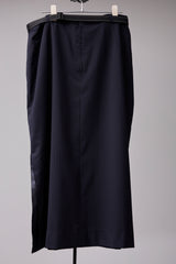 ITALIAN-MADE LUXURY FABRIC HARDCORE LONG SKIRT