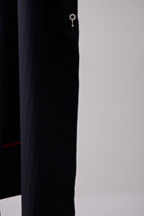 ITALIAN-MADE LUXURY FABRIC HARDCORE LONG SKIRT