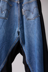 W SHORTS / VINTAGE DENIM RECONSTRUCTION