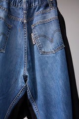 W SHORTS / VINTAGE DENIM RECONSTRUCTION