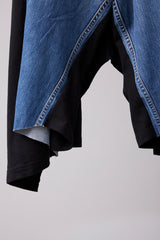 W SHORTS / VINTAGE DENIM RECONSTRUCTION