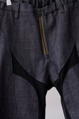 SPEEDING MOTORCYCLE DENIM TROUSERS