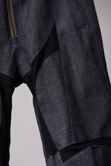 SPEEDING MOTORCYCLE DENIM TROUSERS