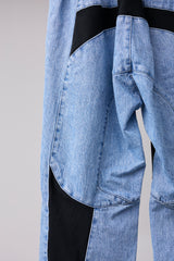 SPEEDING MOTORCYCLE DENIM TROUSERS