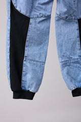 SPEEDING MOTORCYCLE DENIM TROUSERS