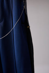 PIGMENT-DYED DISTRESSED TRACK TROUSERS