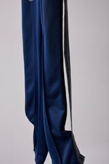 PIGMENT-DYED DISTRESSED TRACK TROUSERS