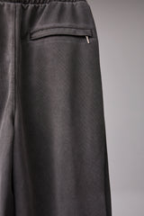 PIGMENT-DYED DISTRESSED TRACK TROUSERS