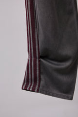 PIGMENT-DYED DISTRESSED TRACK TROUSERS