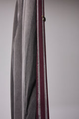 PIGMENT-DYED DISTRESSED TRACK TROUSERS