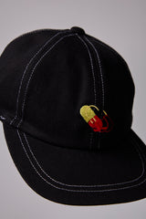 GLITCH EMBROIDERY CAP/POWER/DRUKQS/BTC