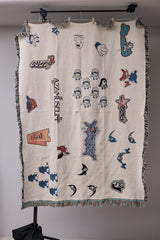 AMERICAN JACQUARD BLANKET (ATOZ