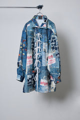 TROMPE L'OEIL DENIM PATTERN SHJ JUV