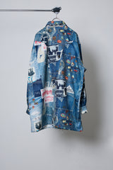 TROMPE L'OEIL DENIM PATTERN SHJ JUV