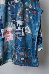 TROMPE L'OEIL DENIM PATTERN SHJ JUV